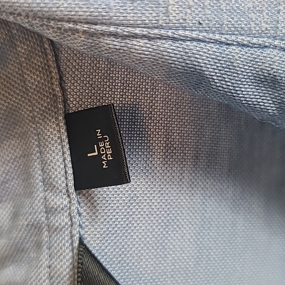 TRAVIS MATHEW JADEYLADY BABY CHEST PENCIL STRIPE SHIRT Large - Picture 4 of 5